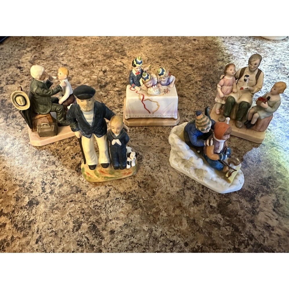 Norman Rockwell figurines lot